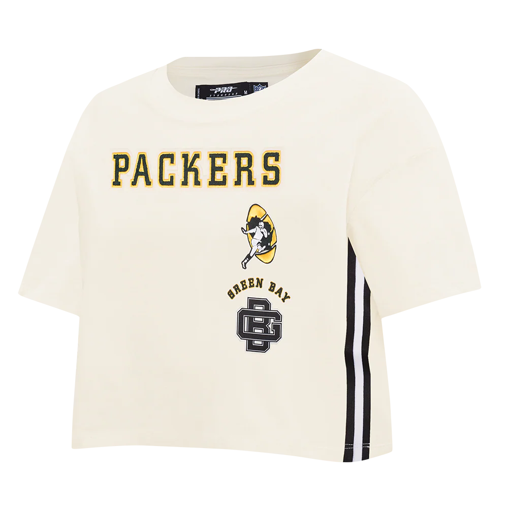 NFL GREEN BAY PACKERS RETRO CLASSIC WOMEN'S BOXY TEE