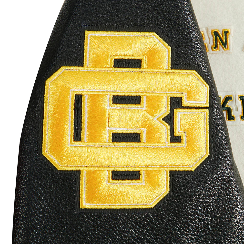 NFL GREEN BAY PACKERS RETRO CLASSIC WOMEN'S RIB WOOL VARSITY JACKET