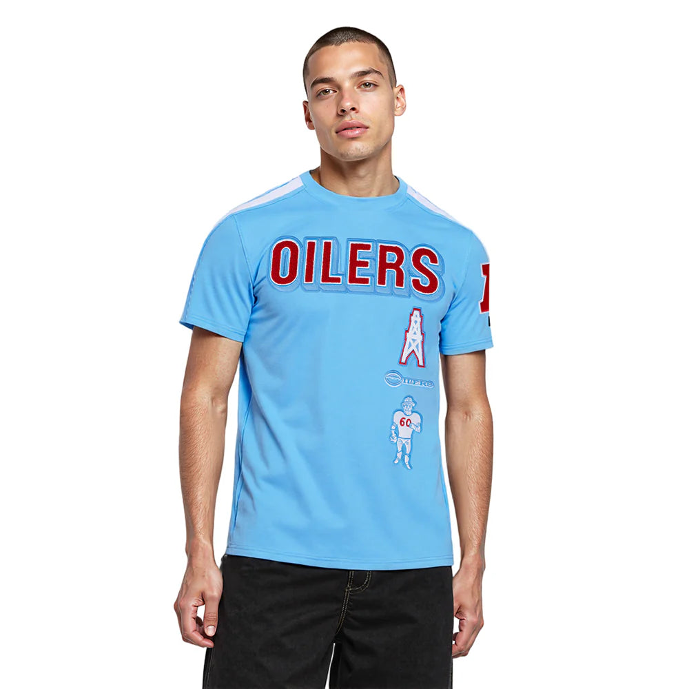 NFL HOUSTON OILERS RETRO CLASSIC MEN'S STRIPED TEE