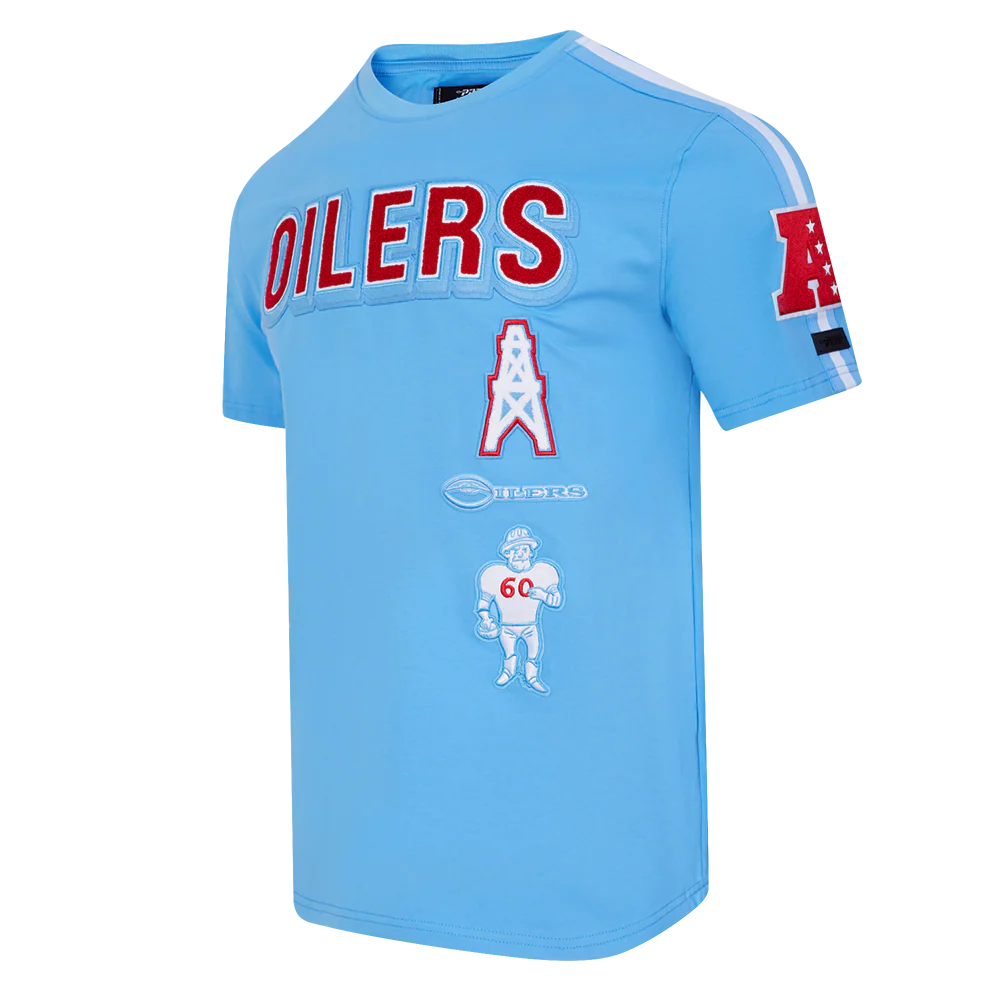 NFL HOUSTON OILERS RETRO CLASSIC MEN'S STRIPED TEE