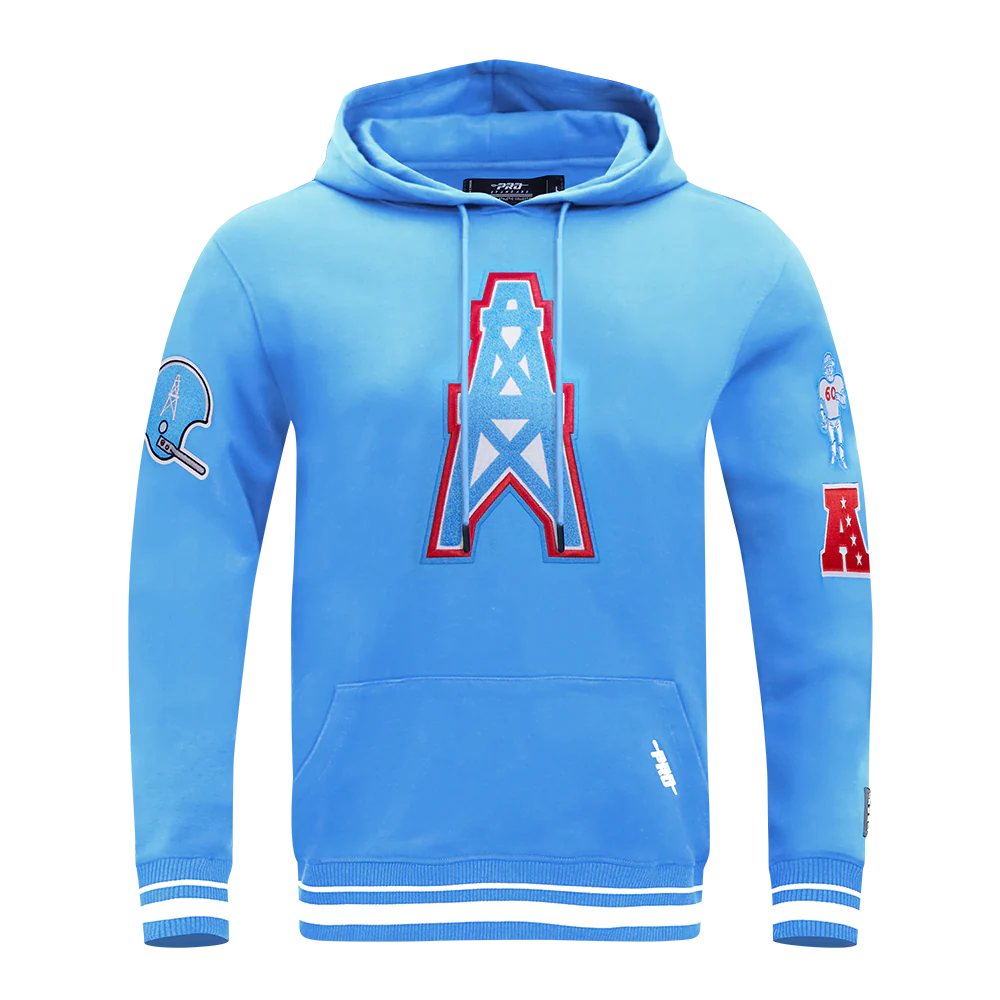NFL HOUSTON OILERS RETRO CLASSIC MEN'S PULLOVER HOODIE