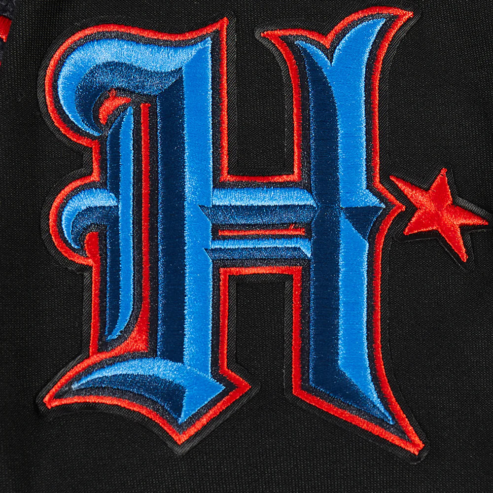 NFL HOUSTON TEXANS CLASSIC CHENILLE MEN'S DOUBLE KNIT PULLOVER HOODIE