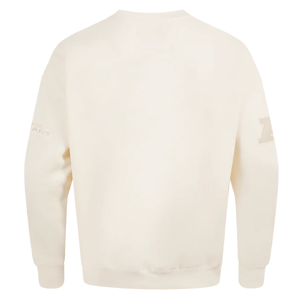 NFL HOUSTON TEXANS NEUTRAL MEN'S DROP SHOULDER FLEECE CREWNECK