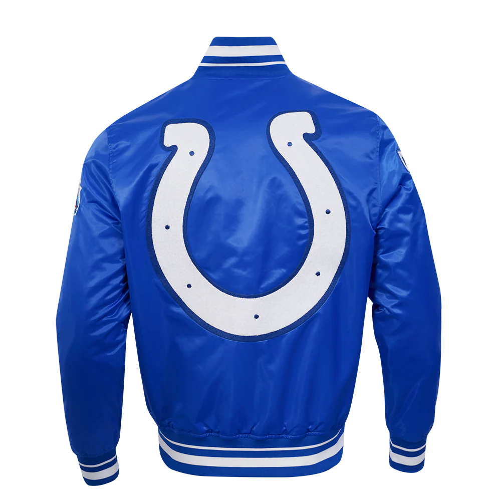 NFL INDIANAPOLIS COLTS MASHUP MEN'S RIB SATIN JACKET