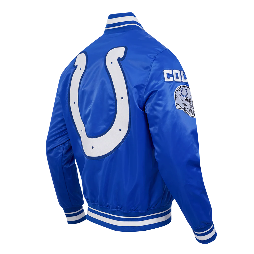 NFL INDIANAPOLIS COLTS MASHUP MEN'S RIB SATIN JACKET