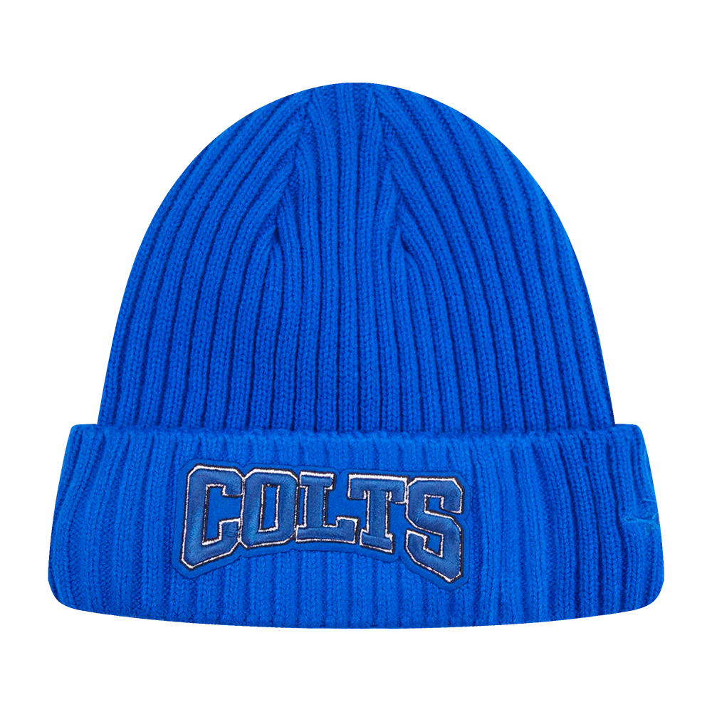 NFL INDIANAPOLIS COLTS CREST EMBLEM KNIT BEANIE