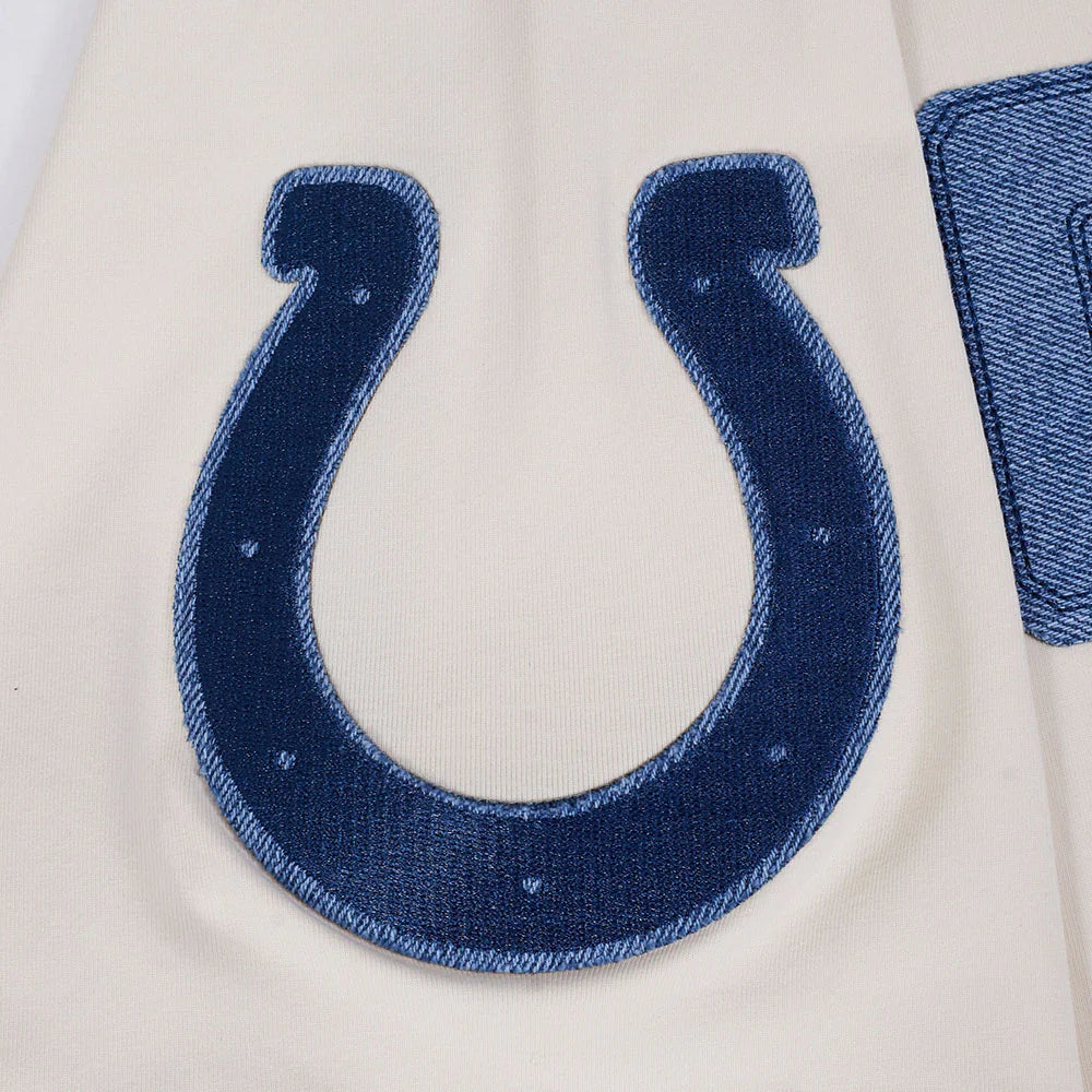 NFL INDIANAPOLIS COLTS VARSITY BLUES WOMEN'S SJ BOXY TEE