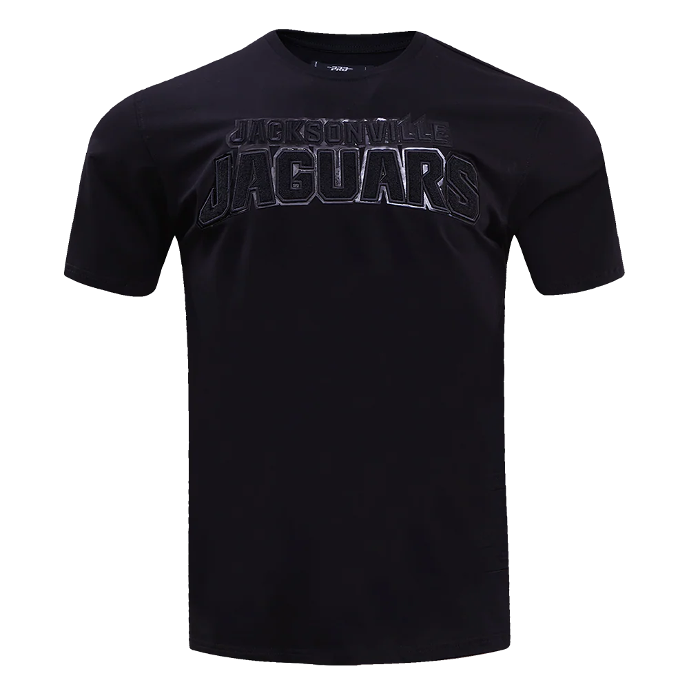 NFL JACKSONVILLE JAGUARS TRIPLE BLACK MEN'S TEE