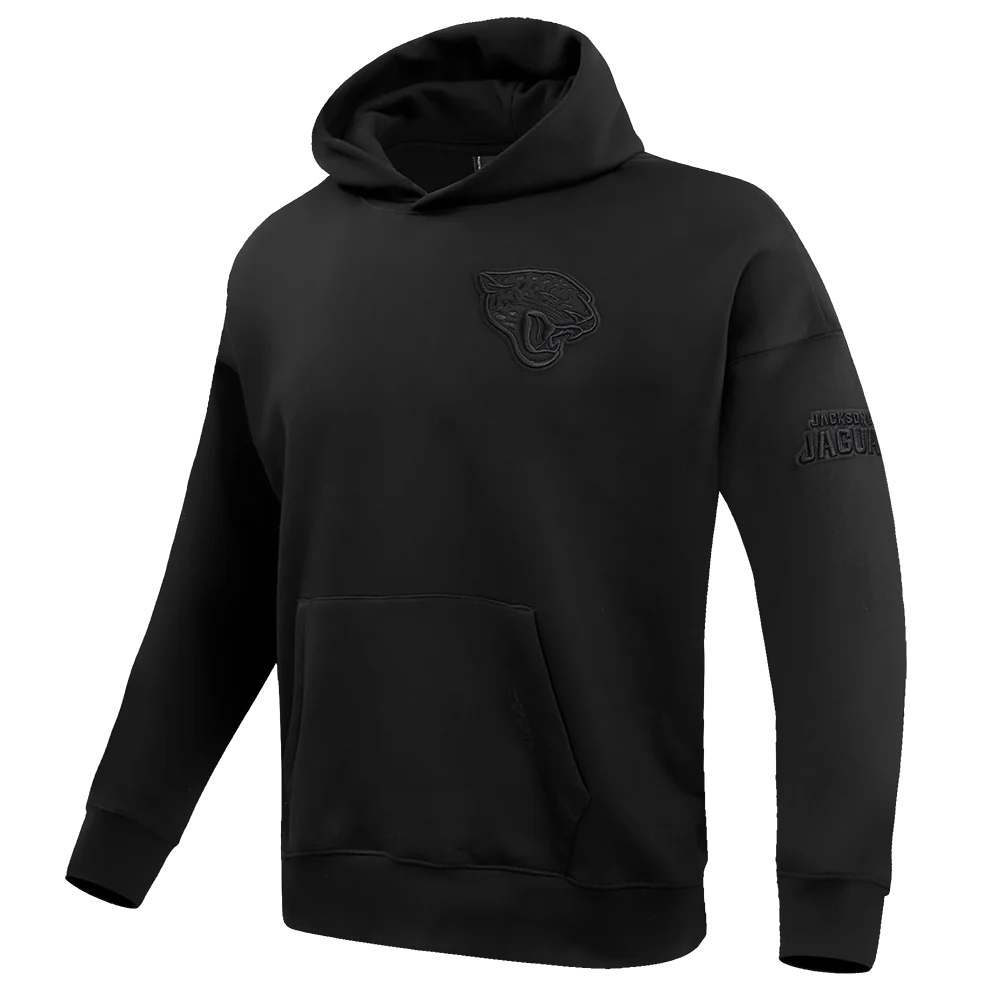 NFL JACKSONVILLE JAGUARS NEUTRAL DROP SHOULDER MEN'S PULLOVER HOODIE
