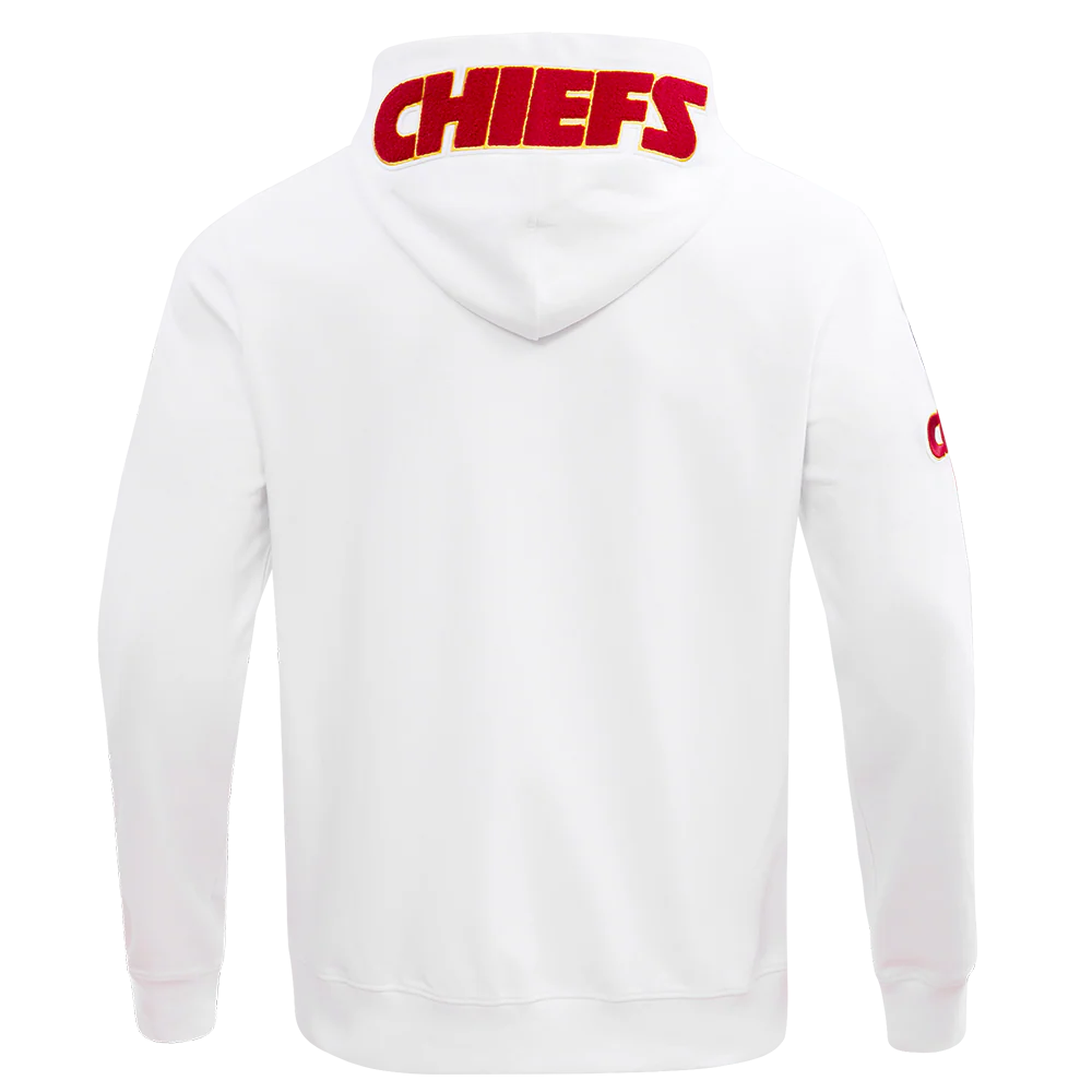 NFL KANSAS CITY CHIEFS CLASSIC CHENILLE MEN'S FULL ZIP HOODIE
