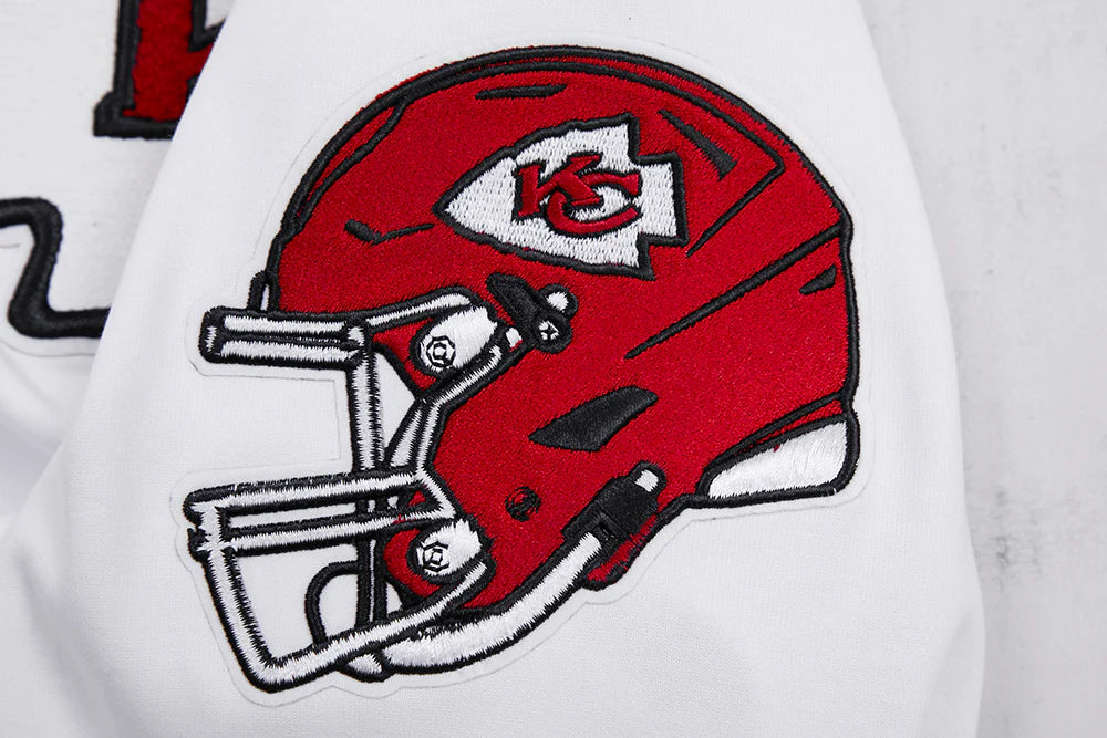 NFL KANSAS CITY CHIEFS CLASSIC CHENILLE MEN'S FULL ZIP HOODIE