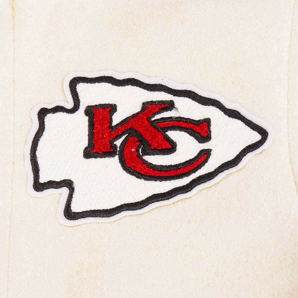 NFL KANSAS CITY CHIEFS RETRO CLASSIC BIG BOYS RIB WOOL VARSITY JACKET