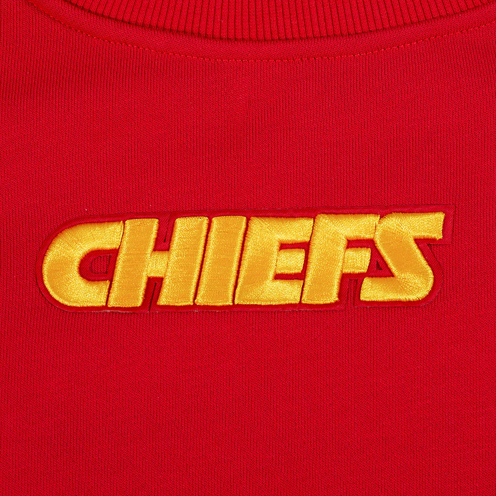 NFL KANSAS CITY CHIEFS WINGSPAN WOMEN'S FLEECE CREWNECK