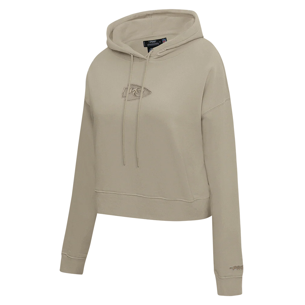 NFL KANSAS CITY CHIEFS WINGSPAN WOMEN'S FLC CROPPED PO HOODIE