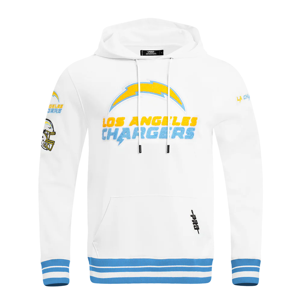 NFL LOS ANGELES CHARGERS MASHUP MEN'S RIB PO HOODIE
