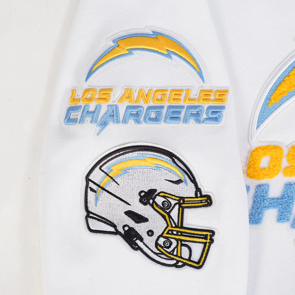 NFL LOS ANGELES CHARGERS MASHUP MEN'S RIB PO HOODIE