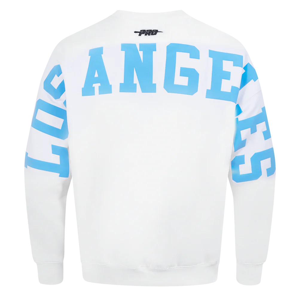 NFL LOS ANGELES CHARGERS WINGSPAN MEN'S DROP SHOULDER FLC CREWNECK