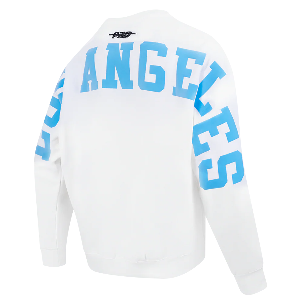 NFL LOS ANGELES CHARGERS WINGSPAN MEN'S DROP SHOULDER FLC CREWNECK