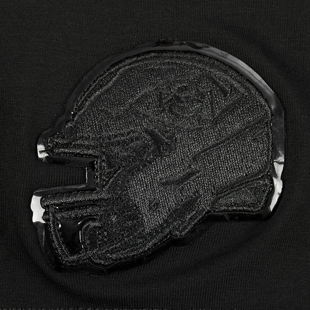 NFL LOS ANGELES CHARGERS TRIPLE BLACK WOMEN'S SJ BOXY TEE