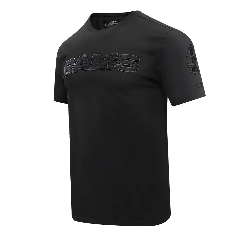 NFL LOS ANGELES RAMS TRIPLE BLACK MEN'S TEE