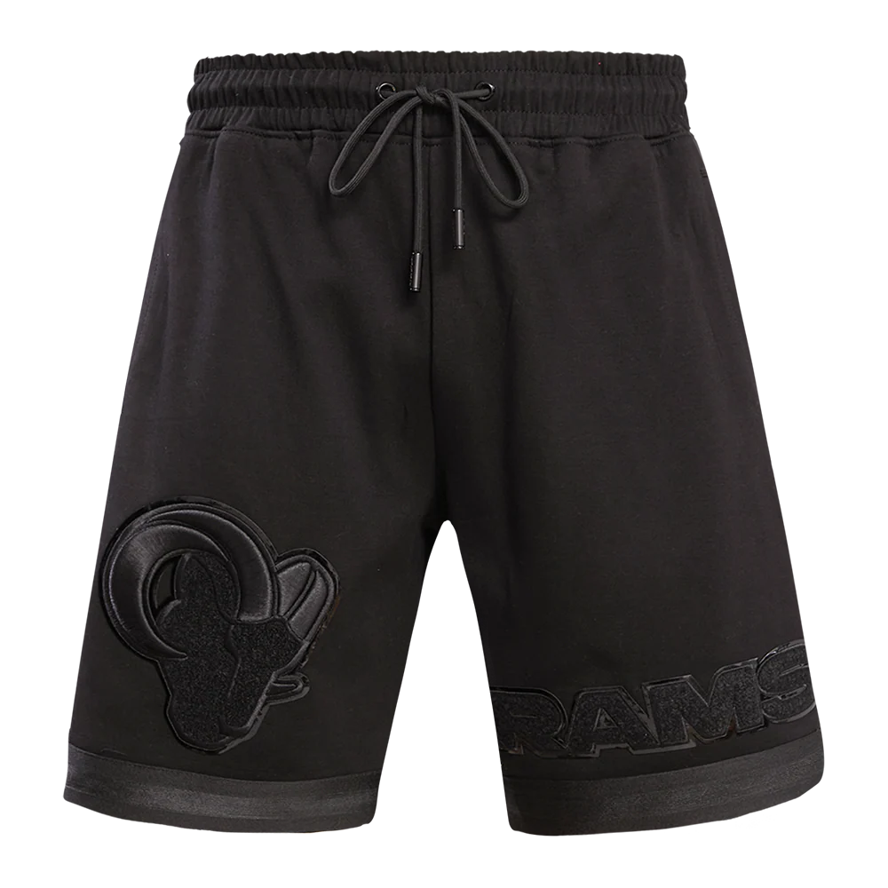 NFL LOS ANGELES RAMS TRIPLE BLACK MEN'S SHORT