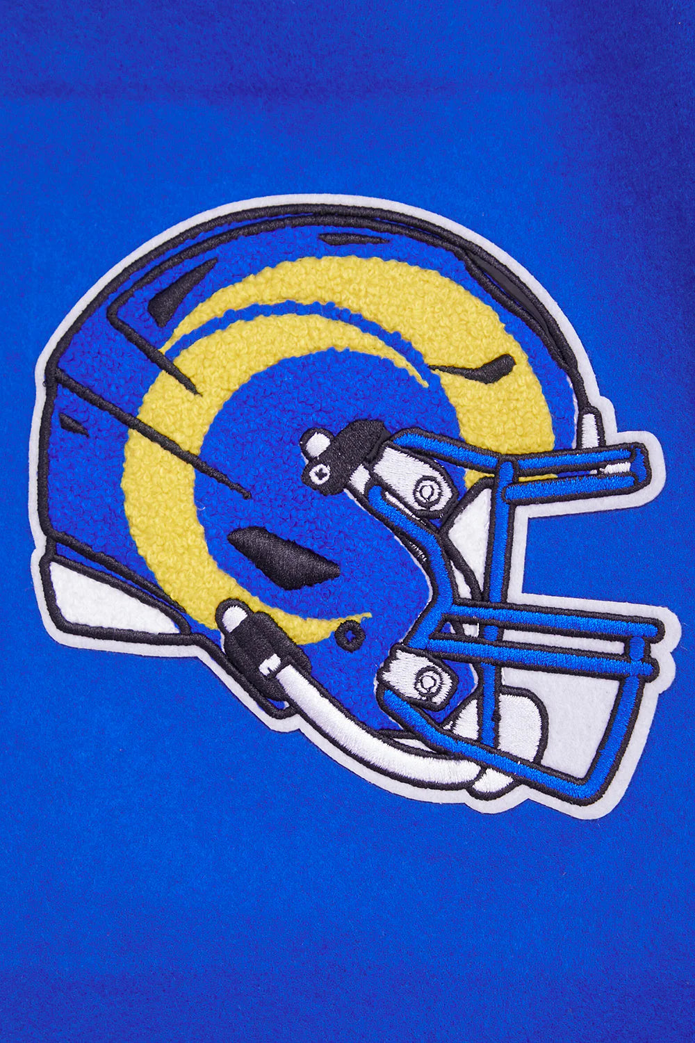 NFL LOS ANGELES RAMS MASHUP MEN'S RIB WOOL VARSITY JACKET