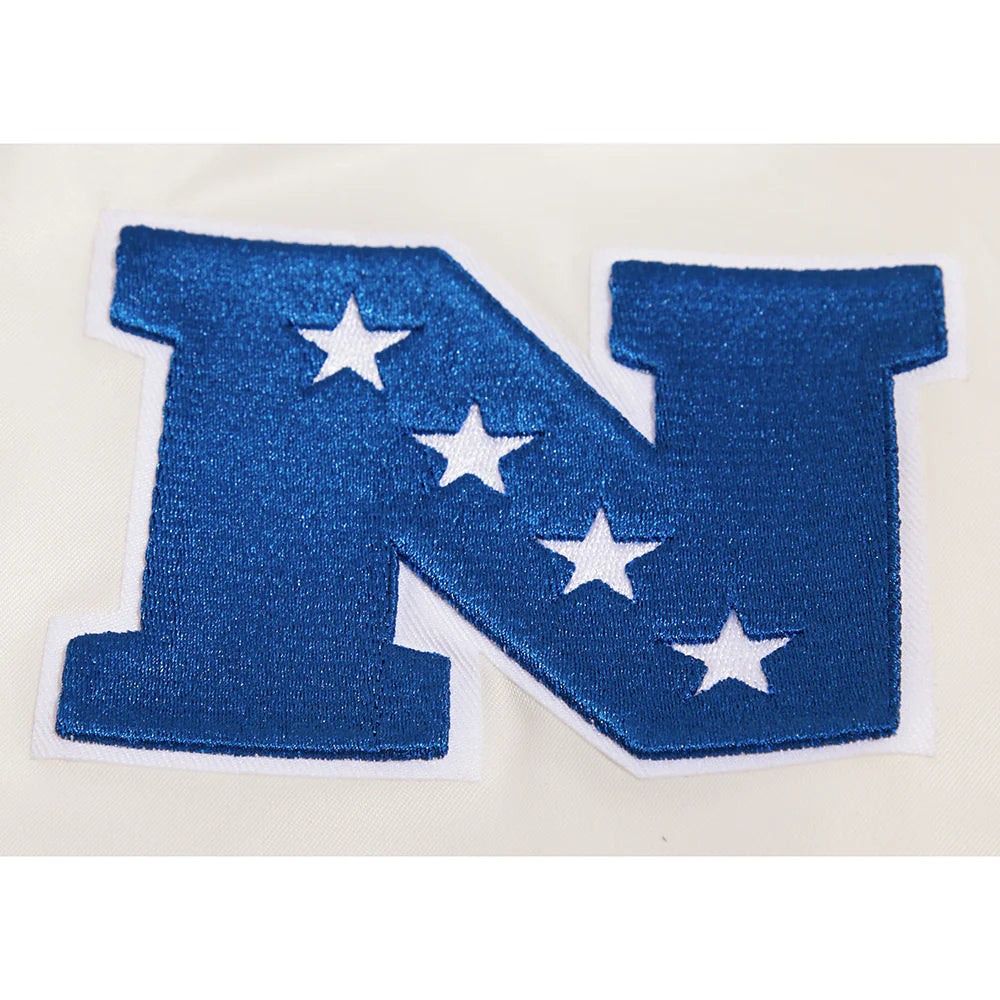 NFL LOS ANGELES RAMS RETRO CLASSIC MEN'S RIB SATIN JACKET