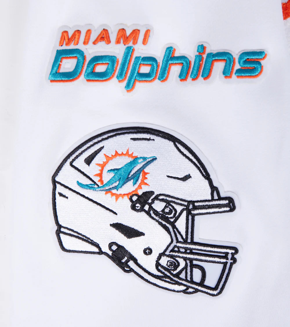 NFL MIAMI DOLPHINS MASHUP MEN'S RIB PULLOVER HOODIE