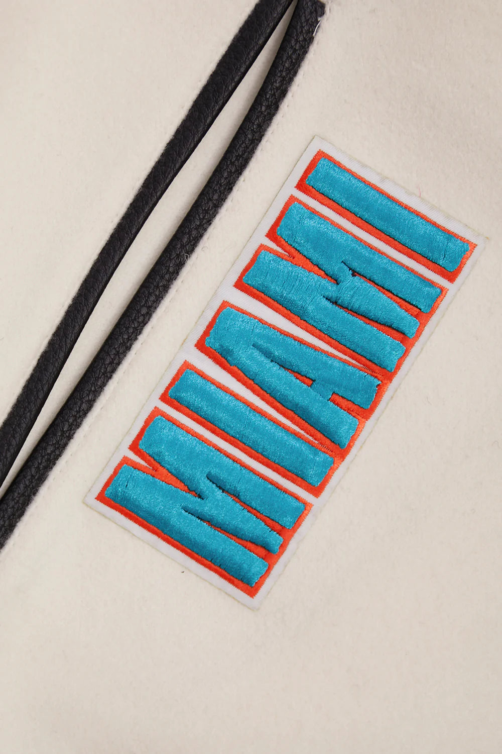 NFL MIAMI DOLPHINS RETRO CLASSIC MEN'S RIB WOOL VARSITY JACKET