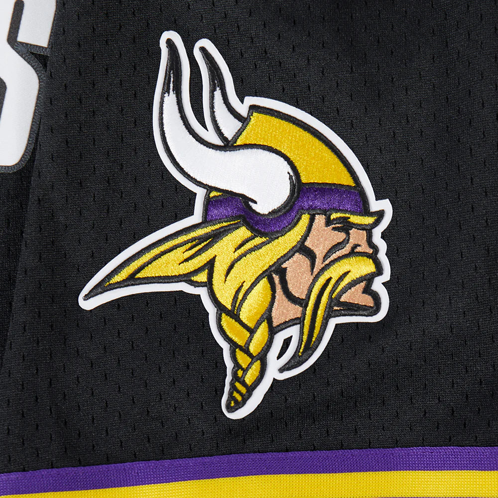 NFL MINNESOTA VIKINGS JUSTIN JEFFERSON #2 MESH BUTTON DOWN SHIRT