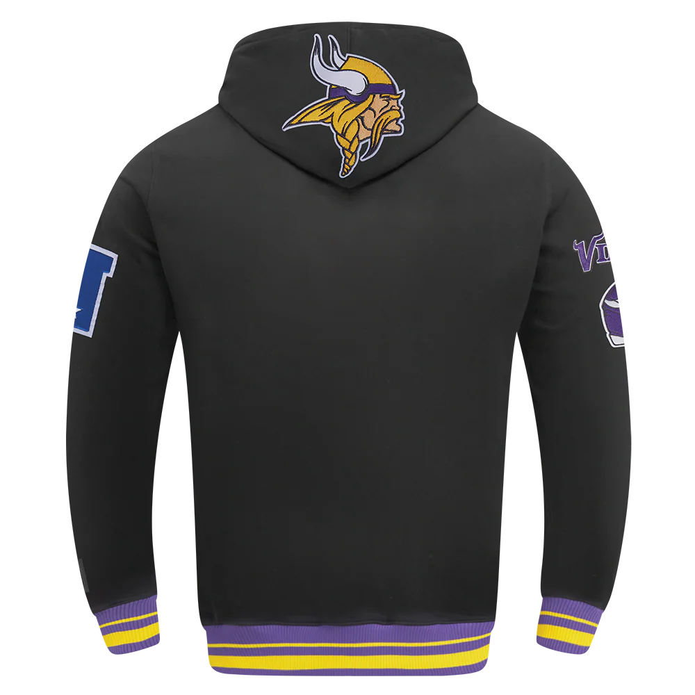 NFL MINNESOTA VIKINGS MASHUP MEN'S RIB PULLOVER HOODIE