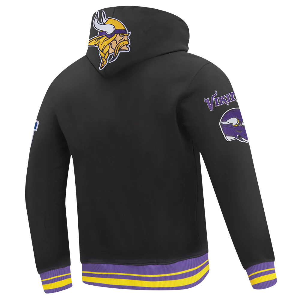 NFL MINNESOTA VIKINGS MASHUP MEN'S RIB PULLOVER HOODIE