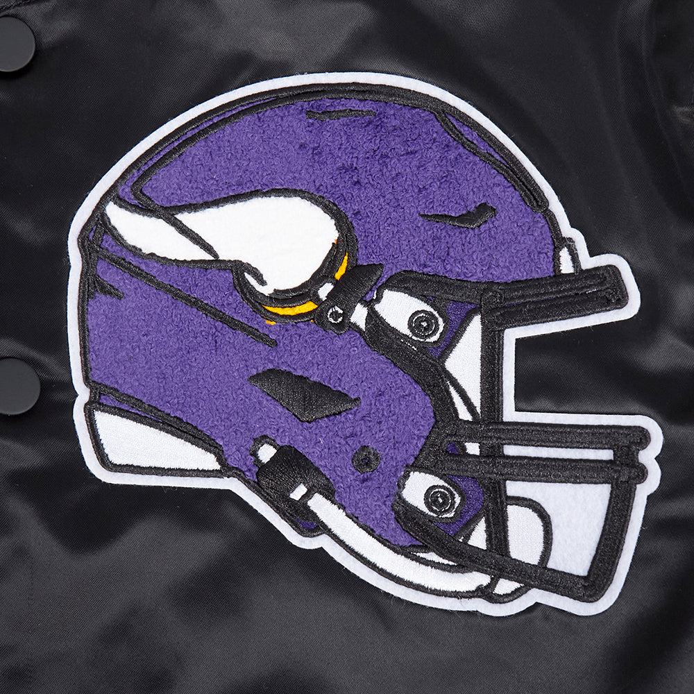 NFL MINNESOTA VIKINGS MASHUP MEN'S RIB SATIN JACKET