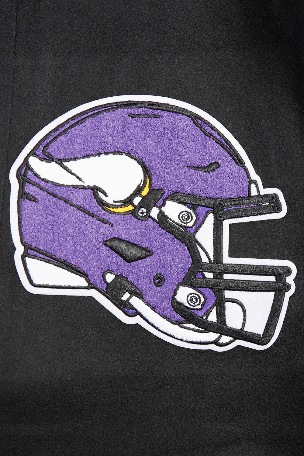 NFL MINNESOTA VIKINGS MASHUP MEN'S RIB WOOL VARSITY JACKET