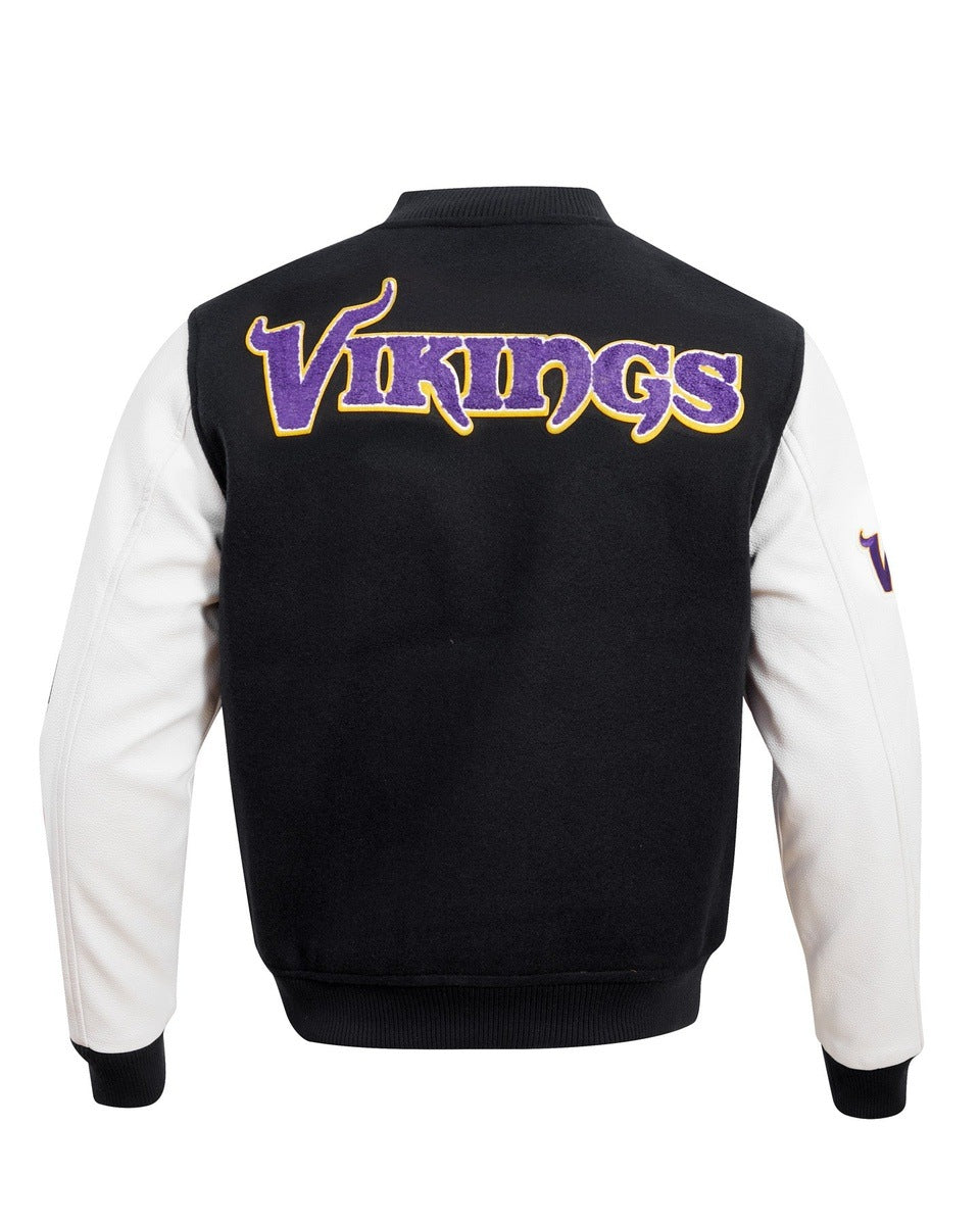 NFL MINNESOTA VIKINGS CLASSIC WOOL MEN'S VARSITY JACKET