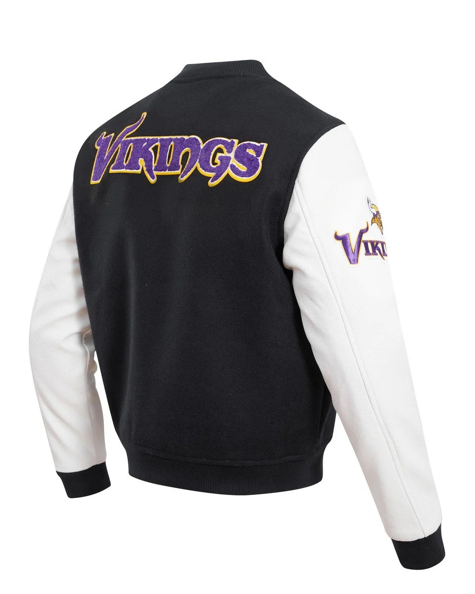NFL MINNESOTA VIKINGS CLASSIC WOOL MEN'S VARSITY JACKET