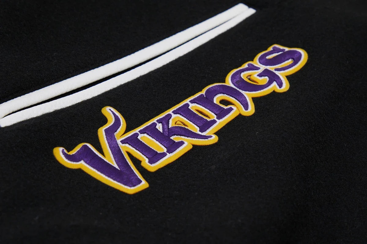NFL MINNESOTA VIKINGS CLASSIC WOOL MEN'S VARSITY JACKET