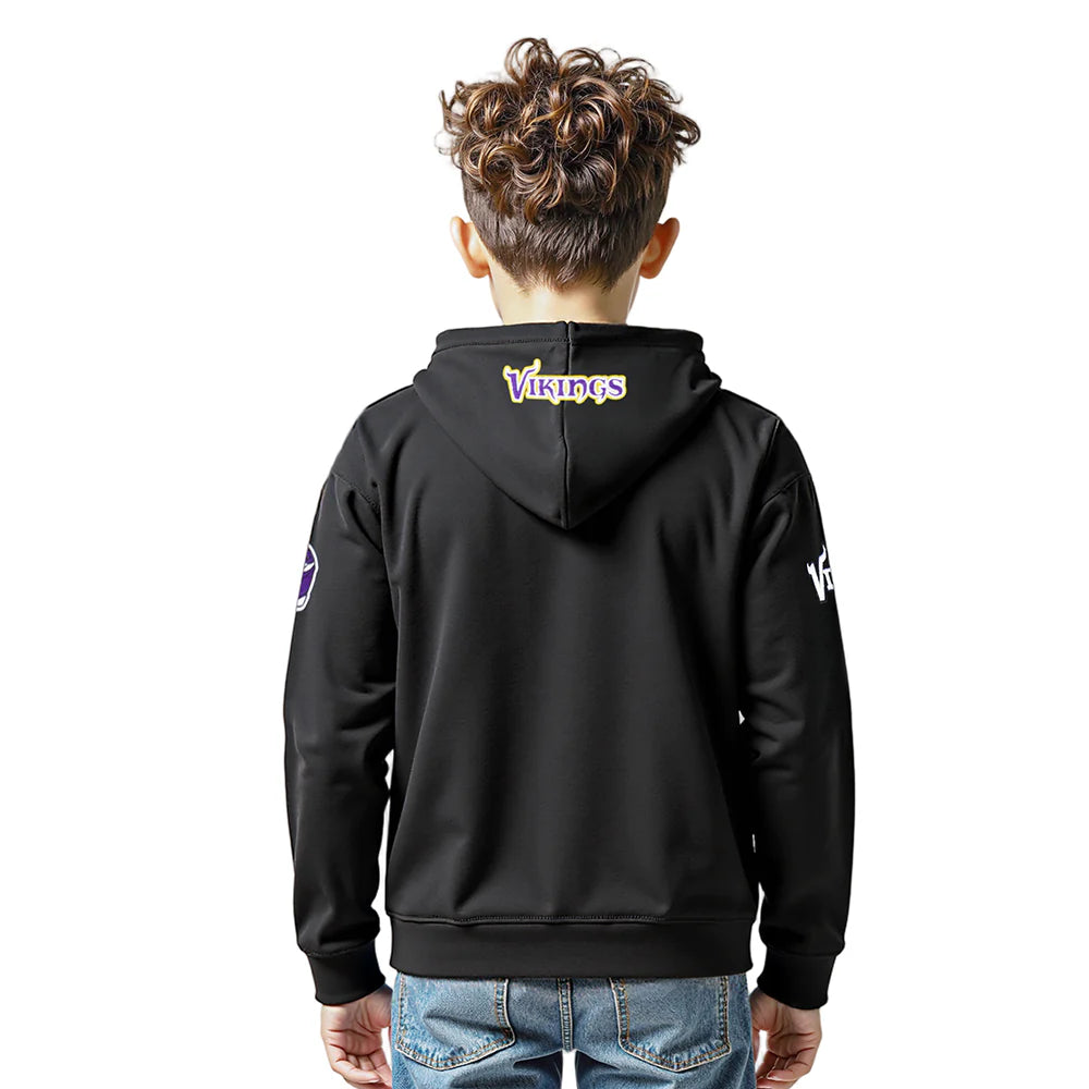 NFL MINNESOTA VIKINGS CLASSIC LITTLE BOYS FLEECE PULLOVER HOODIE