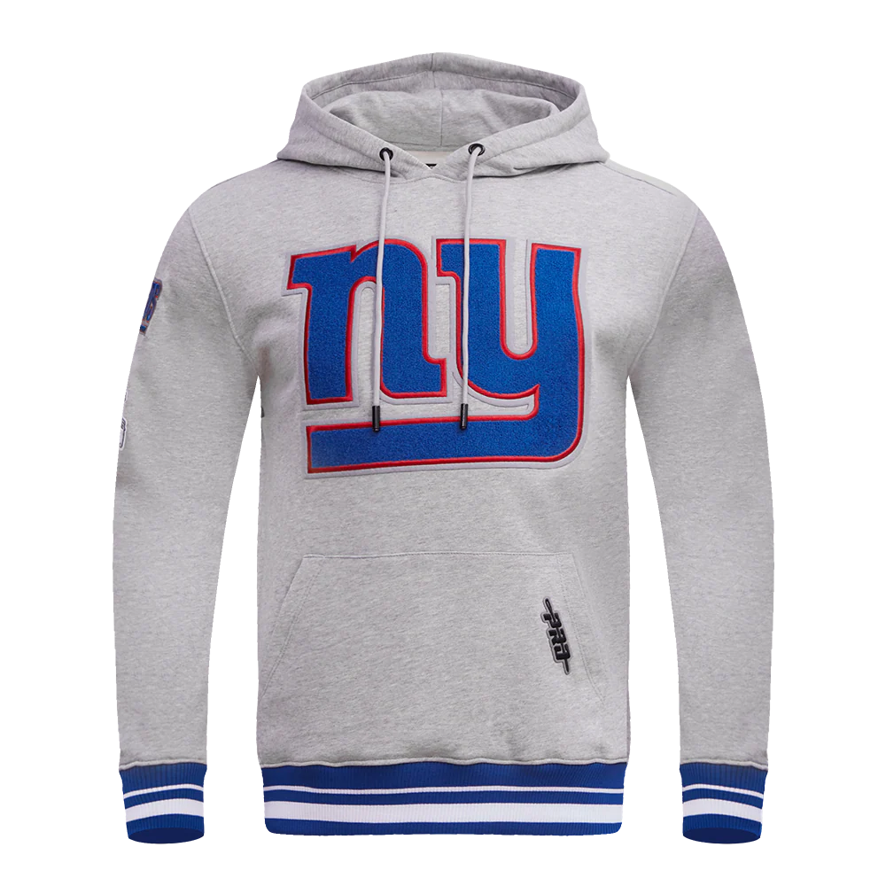 NFL NEW YORK GIANTS MASHUP MEN'S RIB PULLOVER HOODIE
