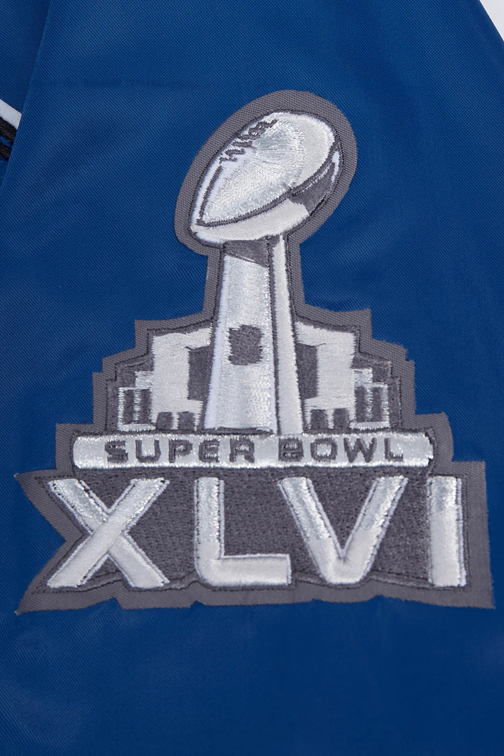 NFL NEW YORK GIANTS MASHUP MEN'S RIB SATIN JACKET