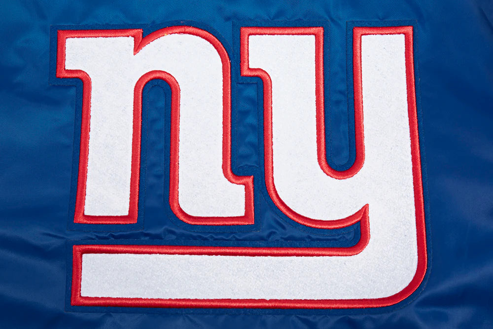 NFL NEW YORK GIANTS MASHUP MEN'S RIB SATIN JACKET