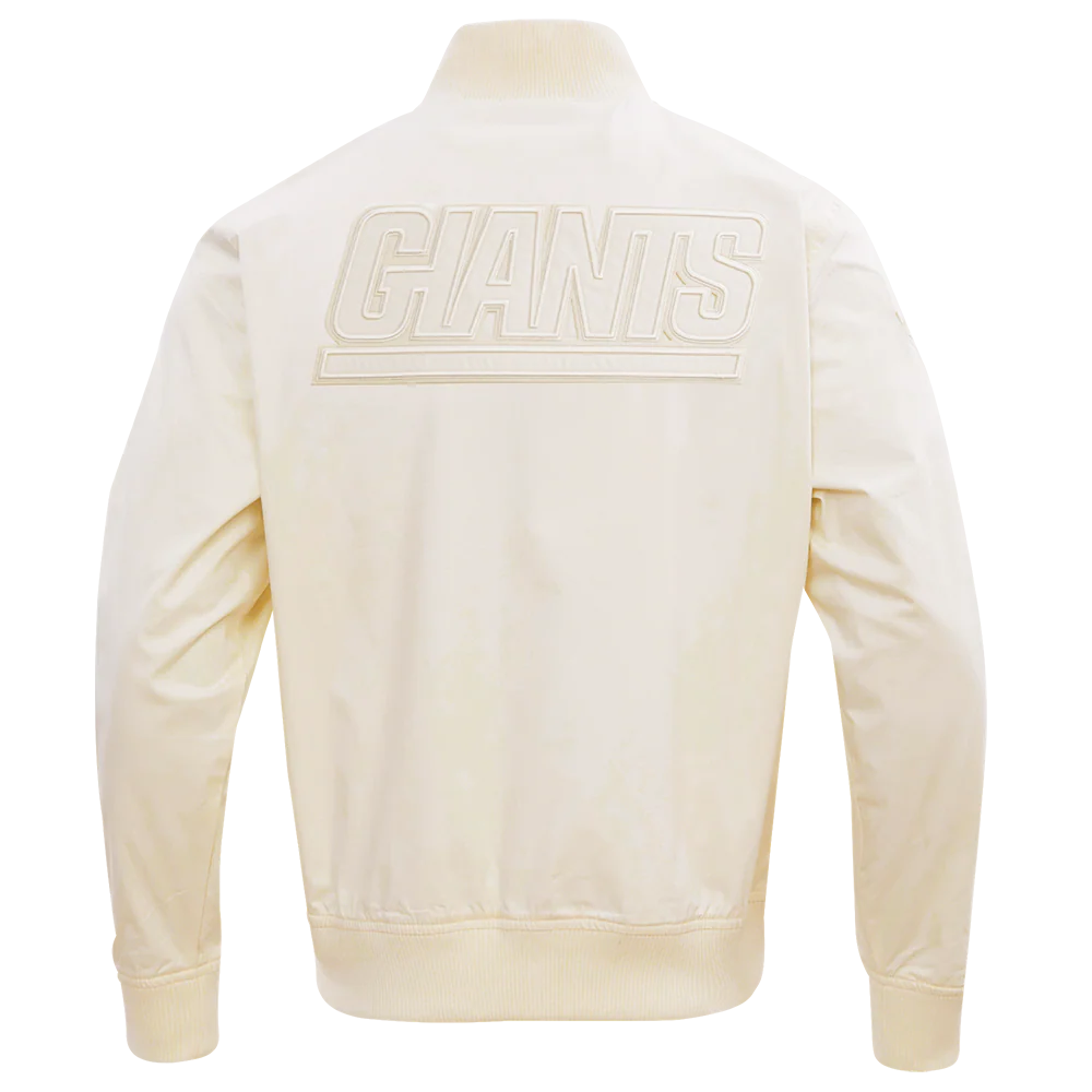 NFL NEW YORK GIANTS NEUTRAL MEN'S TWILL JACKET