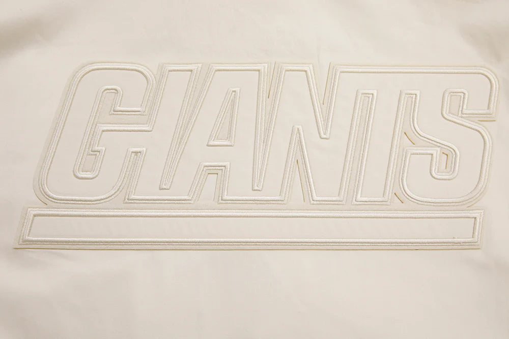NFL NEW YORK GIANTS NEUTRAL MEN'S TWILL JACKET