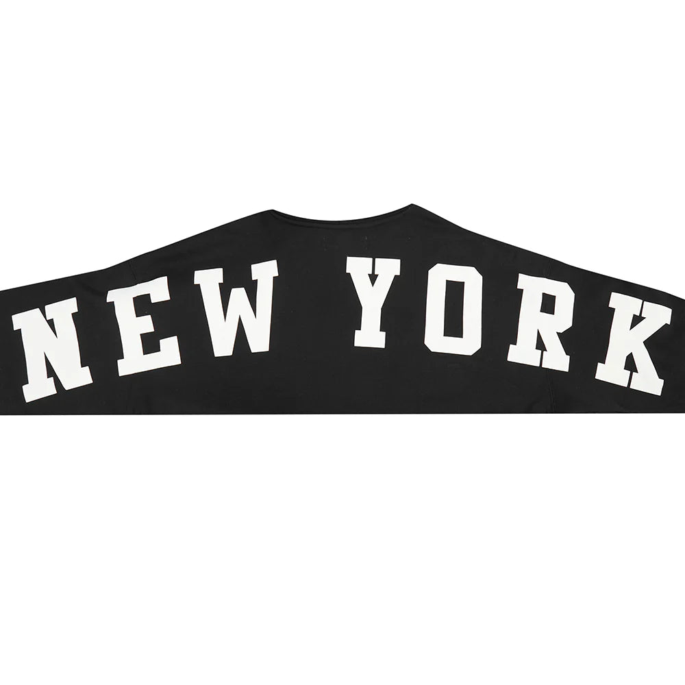 NFL NEW YORK JETS WINGSPAN MEN'S DROP SHOULDER FLEECE PULLOVER HOODIE