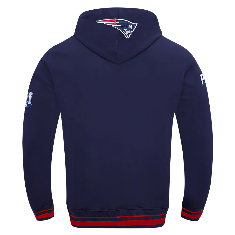 NFL NEW ENGLAND PATRIOTS MASHUP MEN'S RIB PULLOVER HOODIE