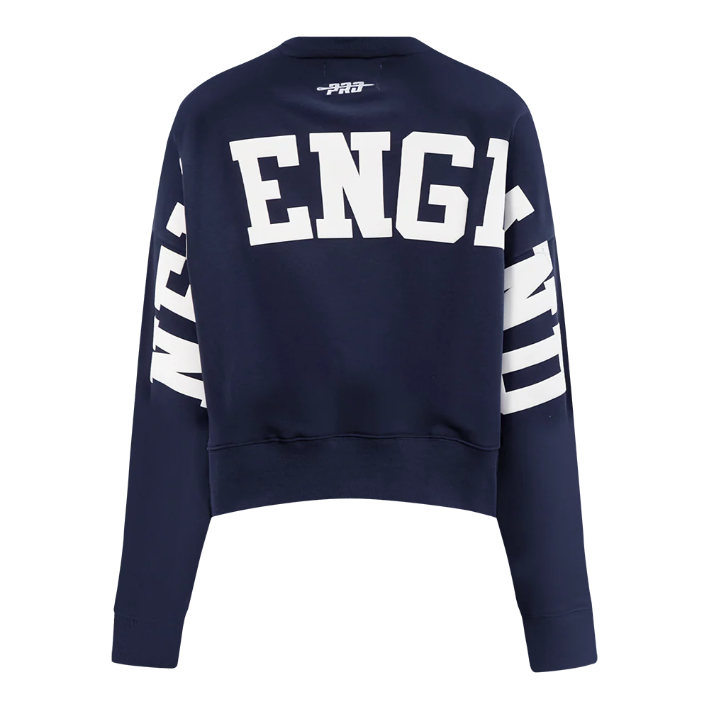 NFL NEW ENGLAND PATRIOTS WINGSPAN WOMEN'S FLC CREWNECK