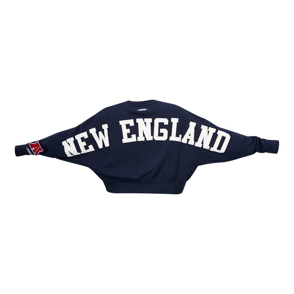 NFL NEW ENGLAND PATRIOTS WINGSPAN WOMEN'S FLC CREWNECK