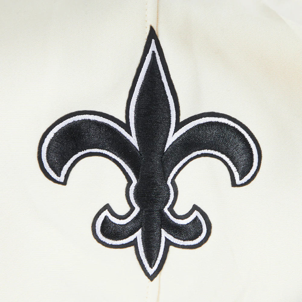 NFL NEW ORLEANS SAINTS RETRO CLASSIC MEN'S RIB PO HOODIE