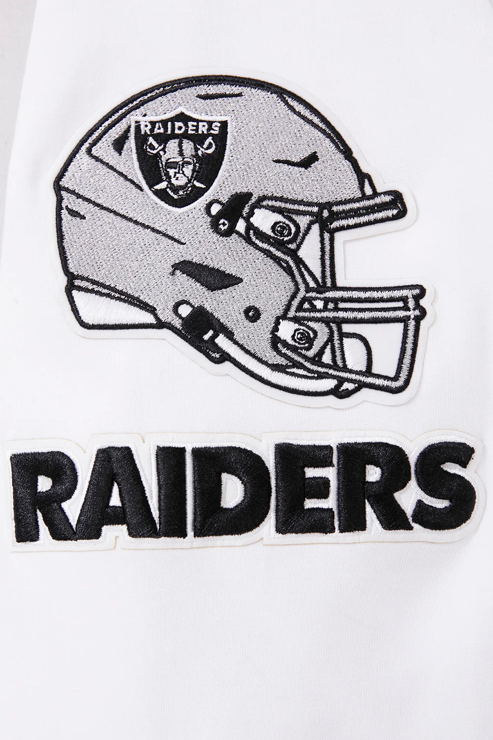 NFL LAS VEGAS RAIDERS CLASSIC CHENILLE MEN'S FULL ZIP HOODIE