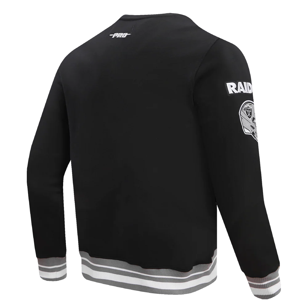 NFL LAS VEGAS RAIDERS MASHUP MEN'S RIB CREWNECK